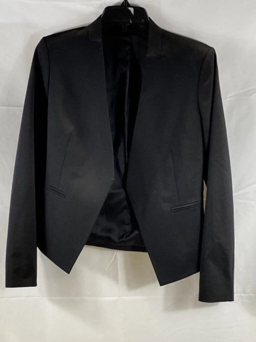 Theory Black Women's Open-Front Blazer